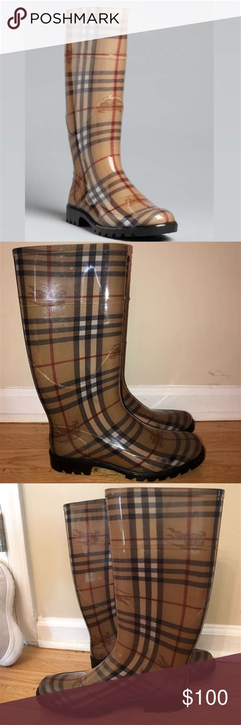 burberry rain boots horse|authentic burberry rain boots.